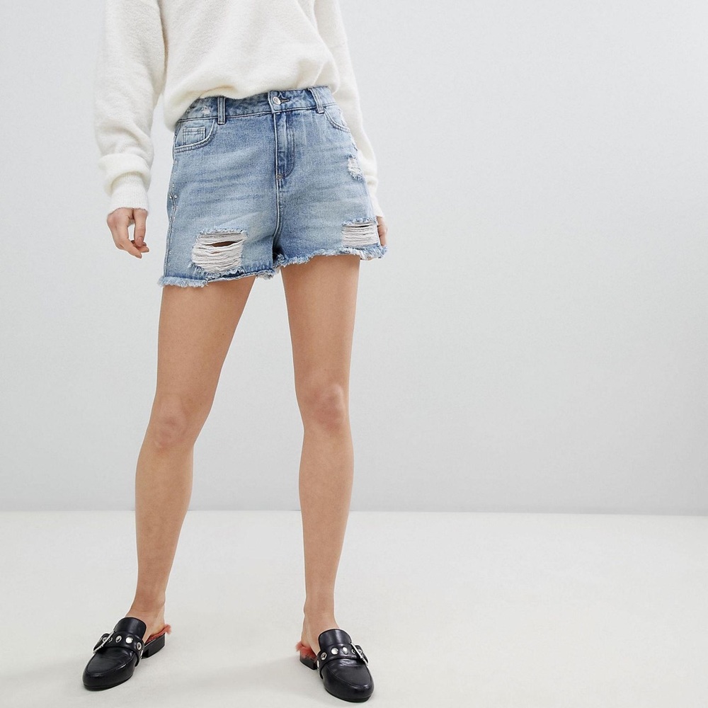 Cutoff Jean Shorts